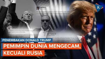 Dunia Ramai-ramai Kecam Penembakan Trump, kecuali Rusia