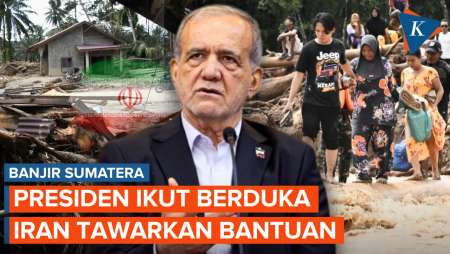 Pezeshkian Berduka Untuk Sumatera, Iran Siap Bantu Indonesia 