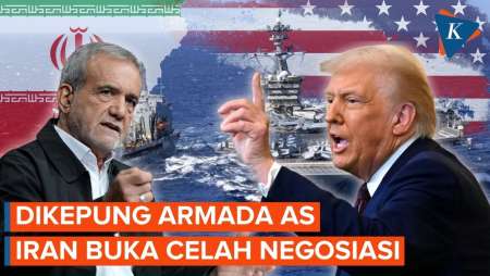 Dikepung Armada AS, Iran Bersiap Kirim Utusan untuk Negosiasi
