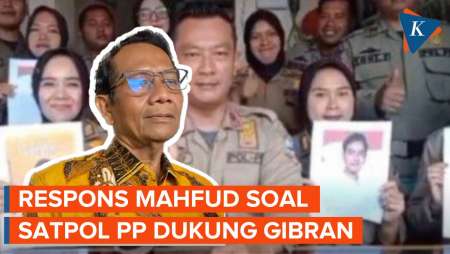 Satpol PP Garut Deklarasi Dukung Gibran, Mahfud: Pelanggaran, Norak