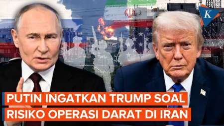 Telepon 1,5 Jam, Putin Ingatkan Trump soal Bahaya Operasi Darat di Iran