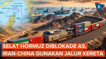 Iran Putar Otak Hadapi Blokade AS, Gunakan Jalur Kereta Api China untuk Impor Kebutuhan Industri