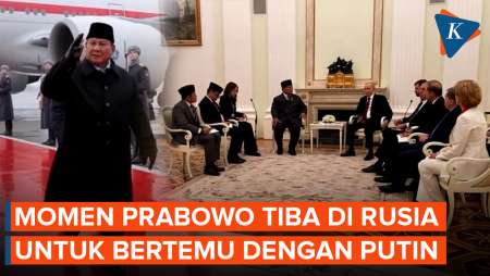 Momen Prabowo Tiba Di Rusia Untuk Bertemu Putin, Disambut Salju Dan Diaspora Indonesia