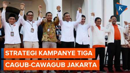 Adu Kampanye 3 Cagub-Cawagub Jakarta, Apa Strateginya?