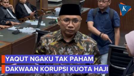 Yaqut Heran Terhadap Dakwaan Jaksa: Orang Lain Terima Uang, Saya Yang Didakwa Dengan Asumsi