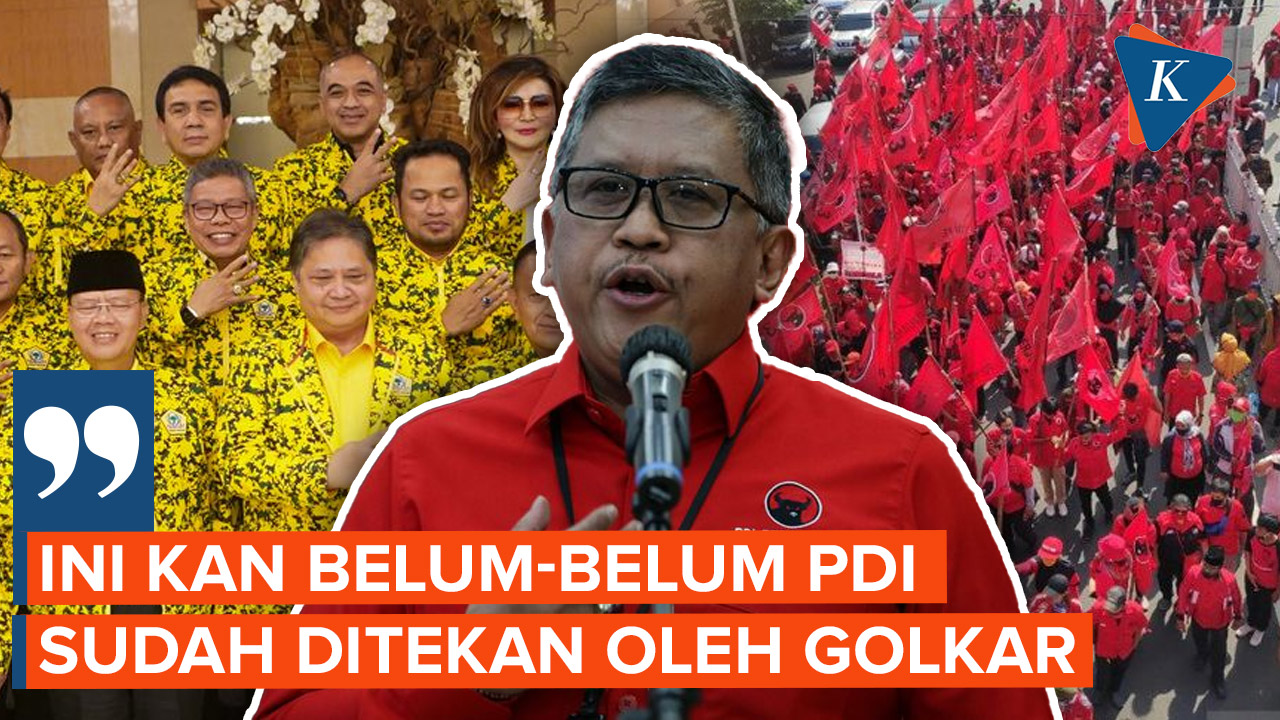 Hasto Sebut PDI-P Ditekan Golkar yang Ingin Merebut Kursi Ketua DPR RI