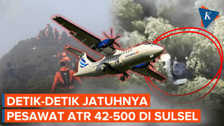 Detik-detik Jatuhnya Pesawat ATR 42-500 Di Gunung Bulusaraung