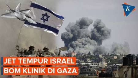 Jet Tempur Israel Serang Klinik di Gaza