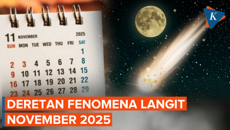 Catat! Fenomena Langit November 2025, Ada Supermoon Terbesar, Hujan Meteor, Dan Komet Lemmon