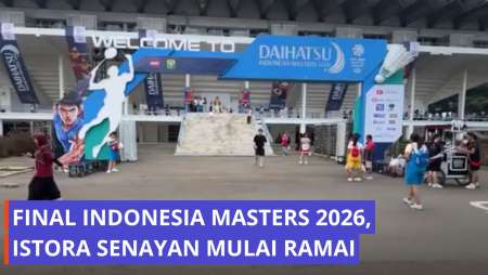 Suasana Istora Senayan Saat Final Indonesia Masters 2026, 2 Wakil Merah Putih Berjuang