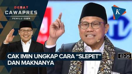 Cak Imin Bawa “Slepet” ke Panggung Debat Cawapres dan Ungkap Maknanya