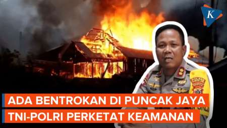 Pasca Bentrok Warga di Puncak Jaya Papua, TNI-Polri Perketat Keamanan