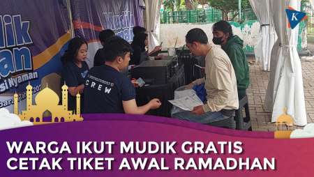 Ikut Mudik Gratis Kemenhub, Warga Sudah Cetak Tiket sejak Awal Ramadhan