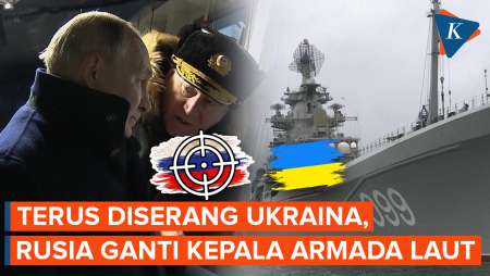 Putin Ganti Komandan Armada Laut Hitam Usai Berulang Kali Diserang Ukraina
