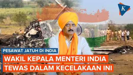 Wakil Kepala Menteri India Tewas dalam Kecelakaan Jatuhnya Pesawat Jet Pribadi