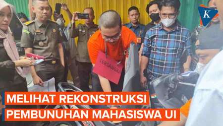 Rekonstruksi Kasus Pembunuhan Mahasiwa UI, Pelaku Bunuh Zidan dengan Pisau