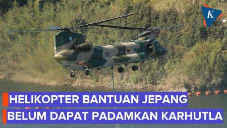 Kabut Asap Pekat, Helikopter Jepang Belum Bisa Terbang Padamkan Karhutla Kalimantan