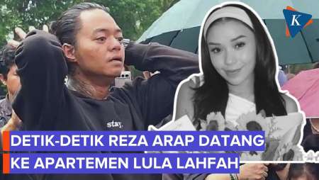 Rekaman CCTV Reza Arap Datang ke Apartemen Lula Lahfah