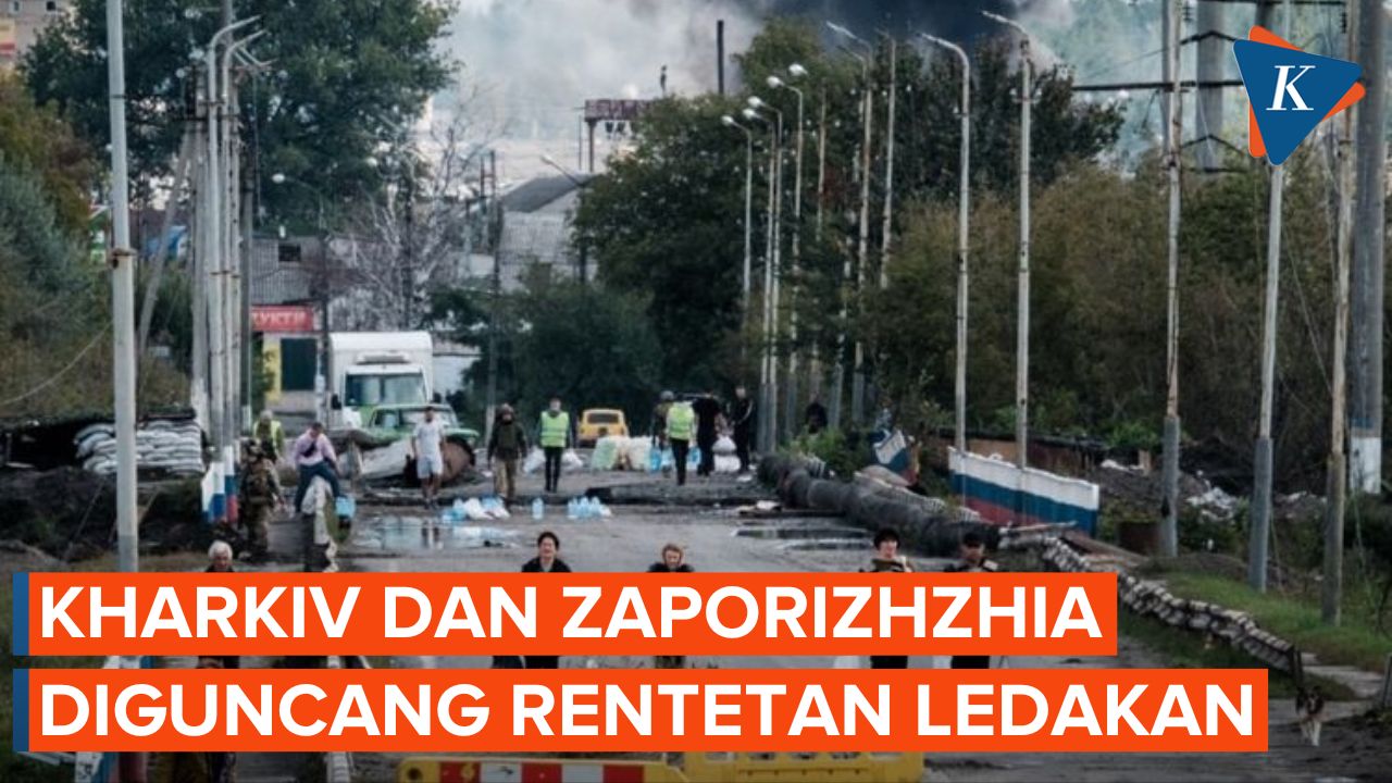 Ukraina Terkini: Serentetan Ledakan Guncang Kharkiv dan Zaporizhzhia