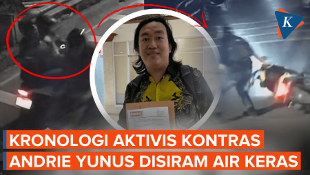Aktivis KontraS Andrie Yunus Disiram Air Keras Usai Isi Podcast Soal Remiliterisme