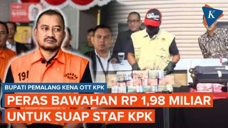 Suap Pegawai KPK, Bupati Pemalang Peras Anak Buah Rp 1,98 Miliar
