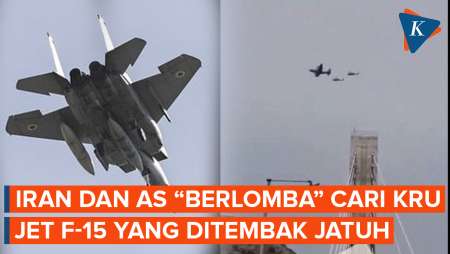 Iran Dan AS "Berlomba" Cari Awak Jet F-15, Begini Lika-liku Penyelamatan Tempur