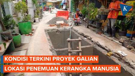 [FULL] Kondisi Terkini Galian di Jakut, Lokasi Penemuan Kerangka Manusia