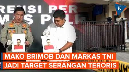 Terduga Teroris Bekasi Berniat Serang Mako Brimob dan Markas TNI