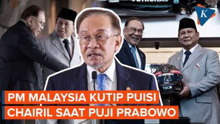 PM Malaysia Sanjung Prabowo sebagai Sahabat Setia, Kutip Puisi Chairil Anwar