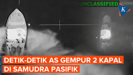 Detik-detik AS Serang 2 Kapal Di Samudra Pasifik, 5 Orang Tewas