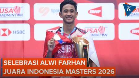 Detik-detik Alwi Farhan Juara Indonesia Masters 2026, Kalahkan Wakil Thailand
