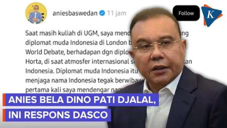 Dasco Jawab Kritikan Anies Baswedan soal Kunker Prabowo ke Luar Negeri