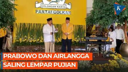 Pantun Airlangga dan Pidato Prabowo di HUT Golkar ke-59