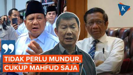 Hashim: Prabowo Tak Perlu Mundur, Cukup Mahfud Saja yang Mundur