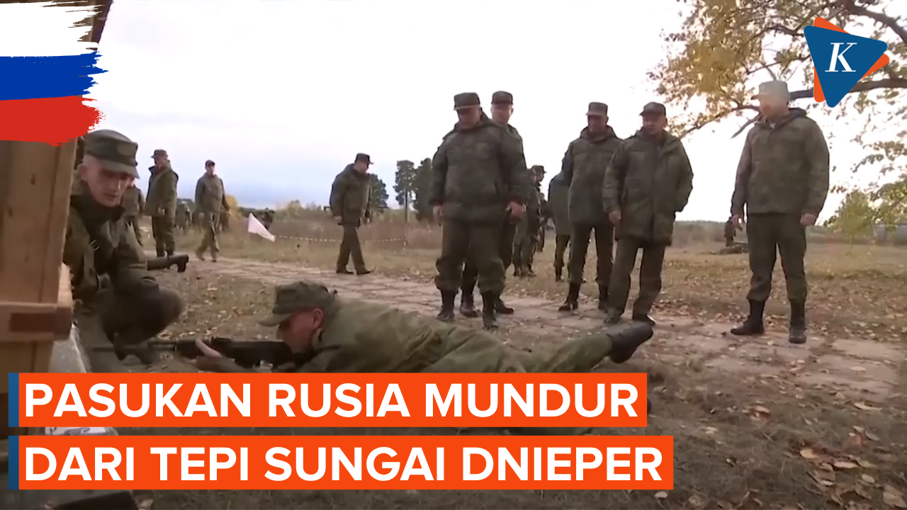 Pasukan Rusia mundur dari Tepi Barat Sungai Dnieper