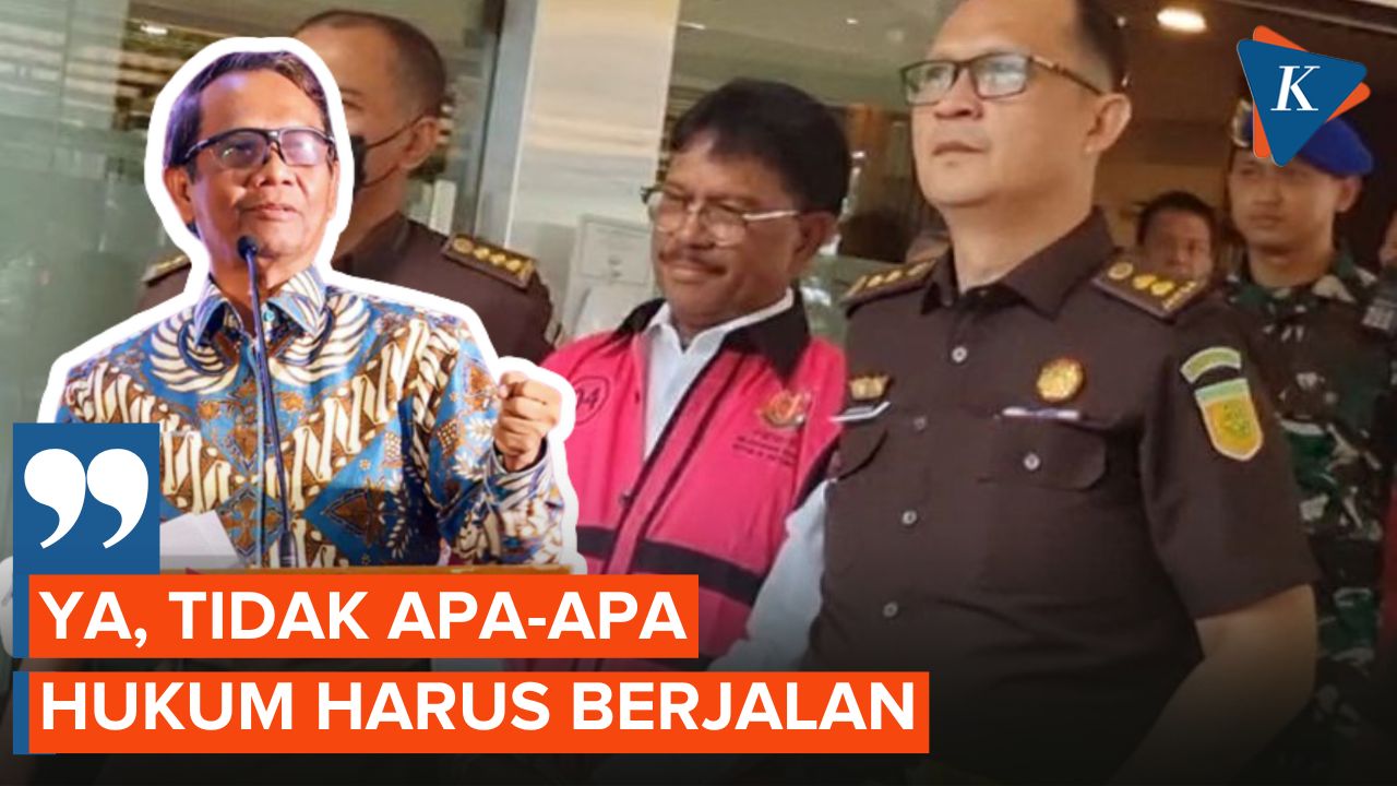 Johnny G Plate Ditahan, Mahfud MD: Ya, Tidak Apa-apa