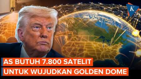 AS Butuh 7.800 Satelit untuk Sistem Golden Dome