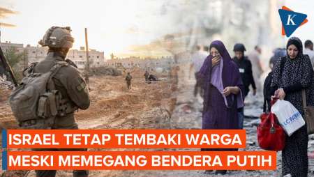 Tentara Israel Tetap Tembak Warga Sipil meski Pegang Bendera Putih