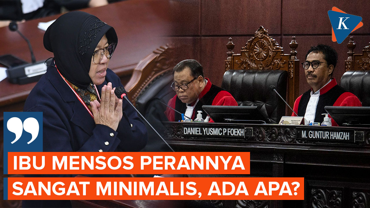 Hakim MK Pertanyakan Peran Mensos Risma yang Minimalis dalam Pembagian Bansos