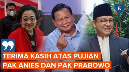 Prabowo dan Anies Kompak Puji Megawati, PDI-P Ucapkan Terima Kasih