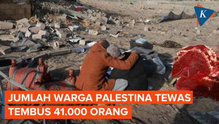 Jumlah Warga Palestina Tewas di Gaza Hampir 42.000 Orang