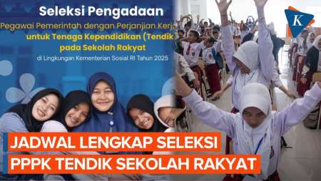 Jadwal Dan Formasi Seleksi PPPK Tenaga Pendidik Sekolah Rakyat 2025