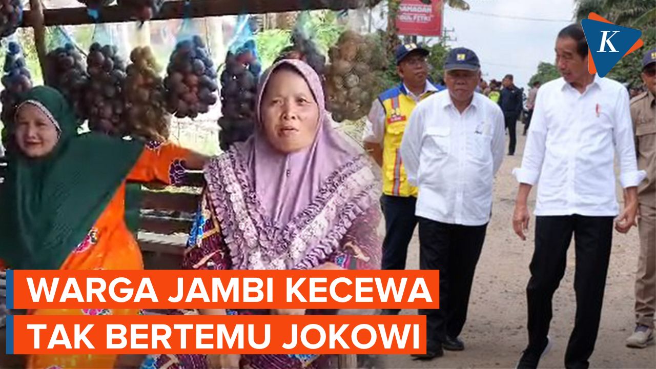 Warga kecewa Jokowi Ubah Rute Kunjungan Secara Mendadak
