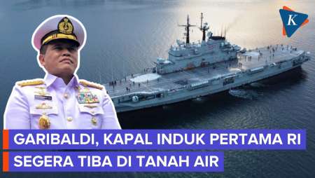 Kapal Induk Garibaldi Ditargetkan Tiba di Indonesia Sebelum HUT TNI