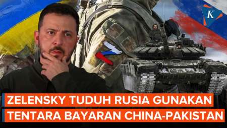 Zelensky Tuduh Rusia Gunakan Tentara Bayaran dari China dan Pakistan