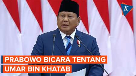 Saat Prabowo Bicara Keteladanan Kepemimpinan Umar Bin Khatab...