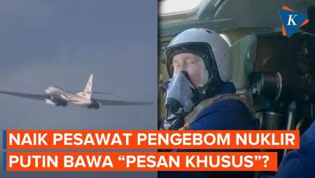 Naik Pesawat Pengebom Nuklir, Putin Kirim Pesan soal Kekuatan Rusia?