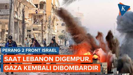 Di Tengah Gempuran ke Lebanon, Israel Kembali Serang Gaza