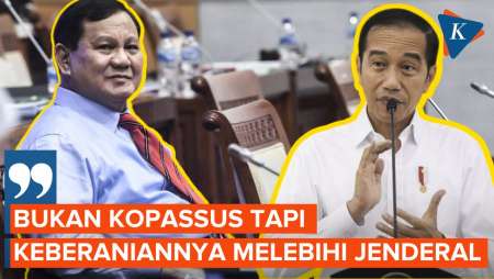 Prabowo Sanjung Keberanian Jokowi, Dinilai Melebihi Keberanian Jenderal