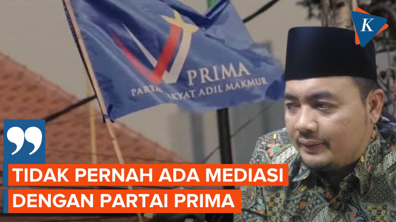 KPU RI Bantah Ada Mediasi dengan Partai PRIMA soal Gugatan Penundaan Pemilu